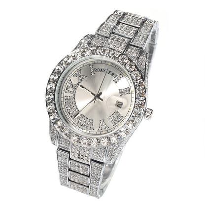 Hip Hop Full Diamond Fashion Quartz Watch