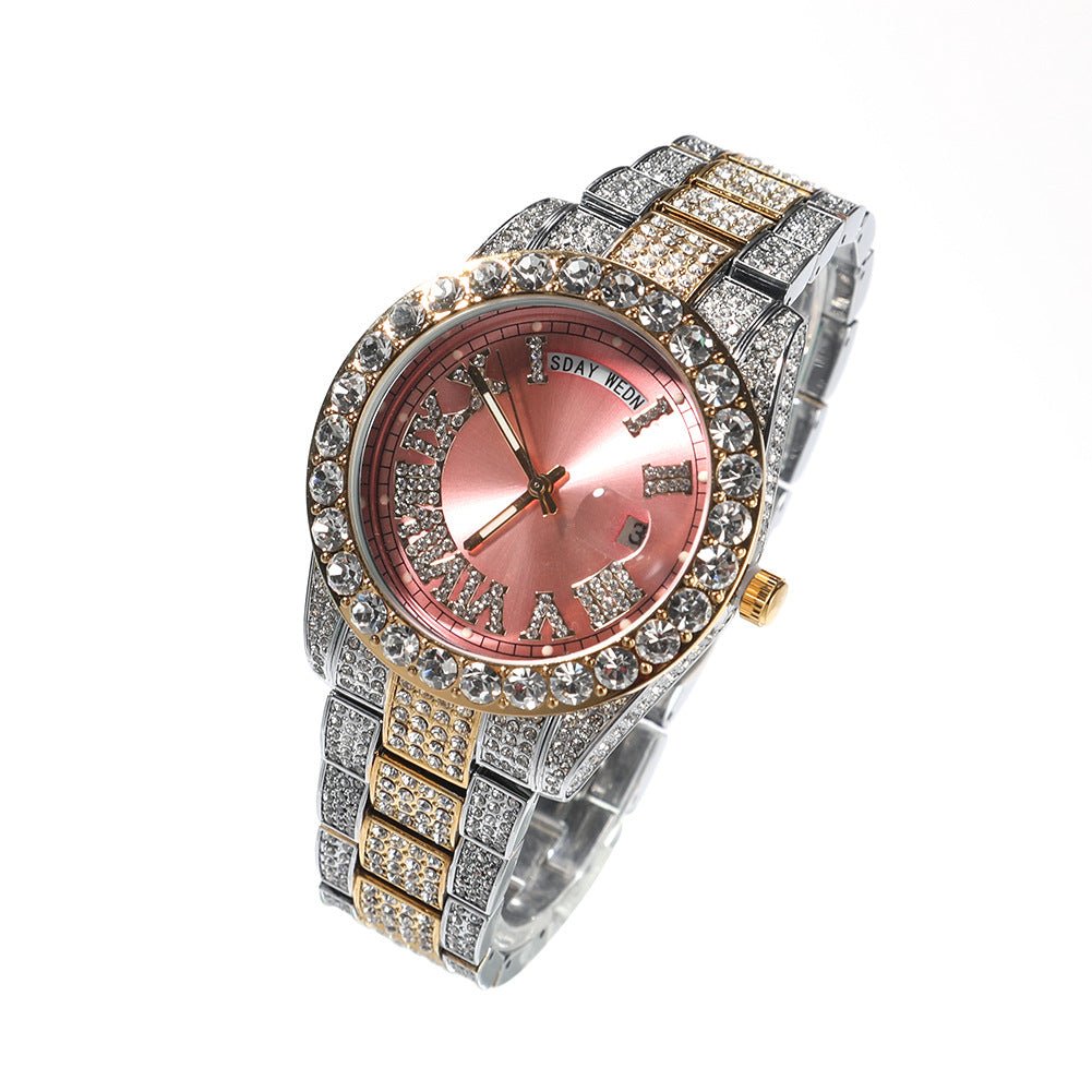 Hip Hop Full Diamond Fashion Quartz Watch