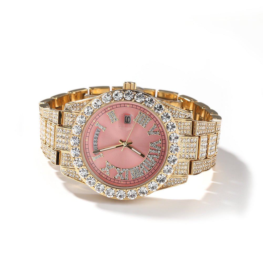 Hip Hop Full Diamond Fashion Quartz Watch