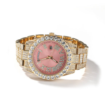 Hip Hop Full Diamond Fashion Quartz Watch