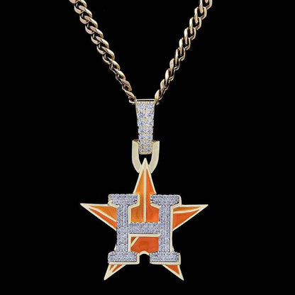 Houston Astros Official MLB Logo Pendant