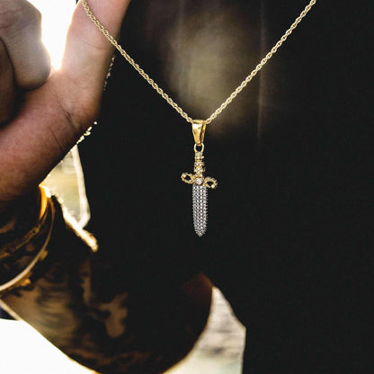 Iced Knife Pendant