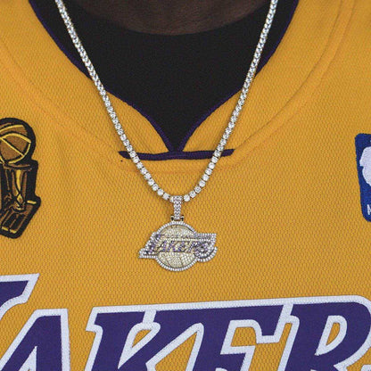 Los Angeles Lakers Official NBA Logo Pendant