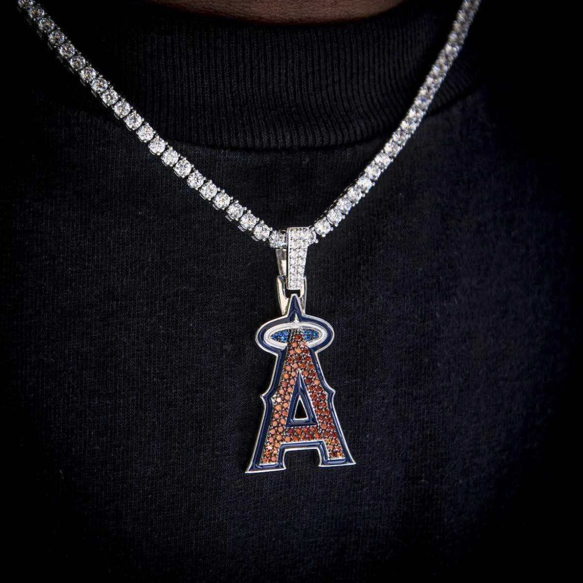 Los Angeles Angels Official MLB Logo Pendant