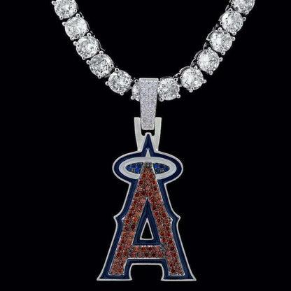 Los Angeles Angels Official MLB Logo Pendant