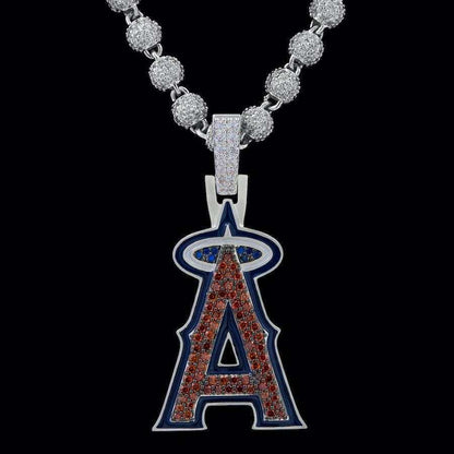Los Angeles Angels Official MLB Logo Pendant
