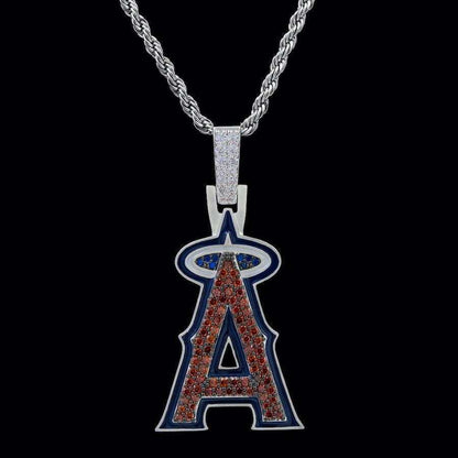 Los Angeles Angels Official MLB Logo Pendant