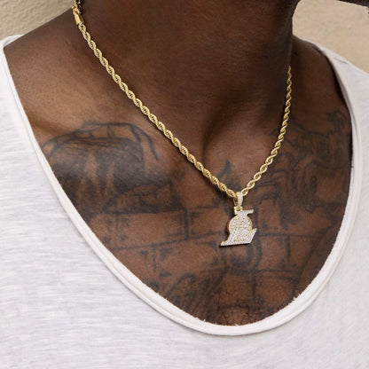 Los Angeles Lakers Official NBA Micro Logo Pendant