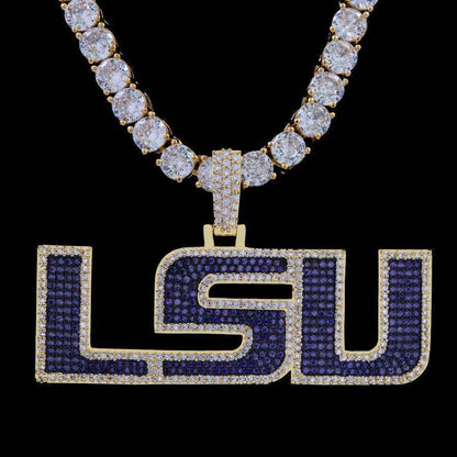 LSU Official NCAA Logo Pendant
