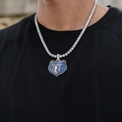 Memphis Grizzlies Official NBA Logo Pendant