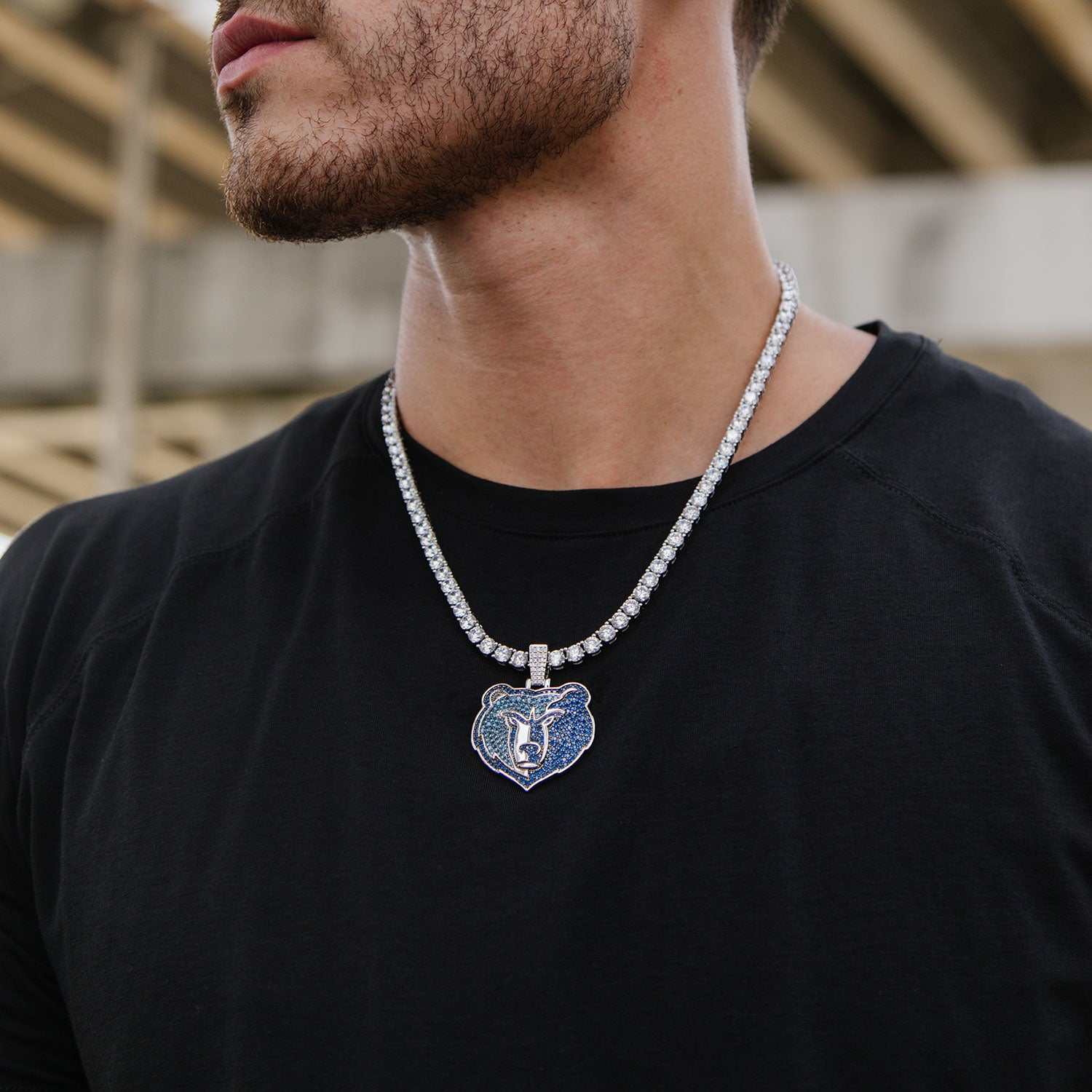 Memphis Grizzlies Official NBA Logo Pendant