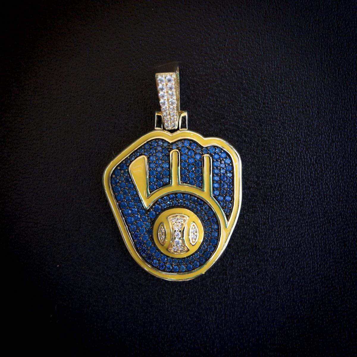 Milwaukee Brewers Official MLB Logo Pendant