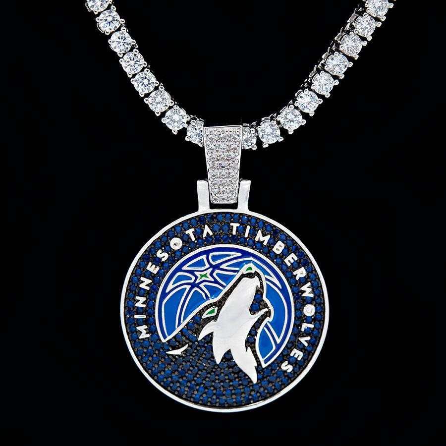 Minnesota Timberwolves Official NBA Logo Pendant