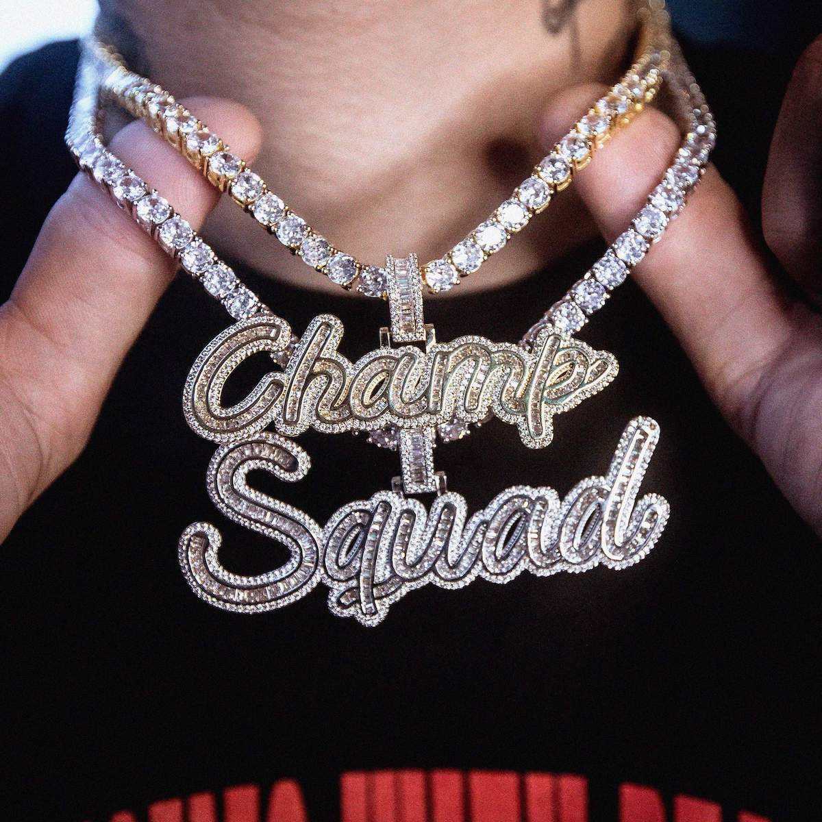 Multi-Layer Name Plate Baguette Custom Font