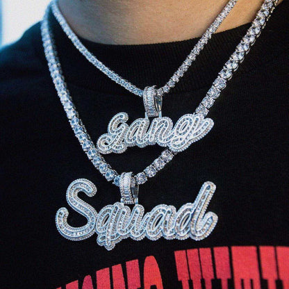 Multi-Layer Name Plate Baguette Custom Font