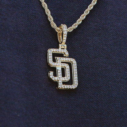 San Diego Padres Official MLB Micro Logo Pendant
