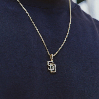 San Diego Padres Official MLB Micro Logo Pendant