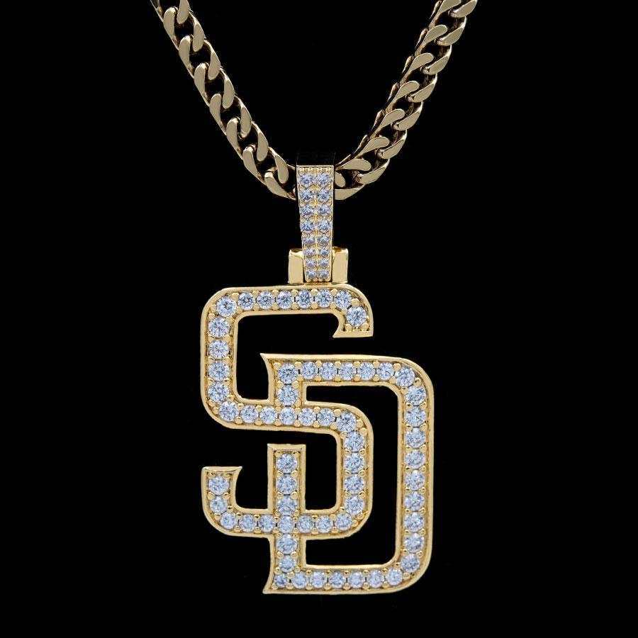 San Diego Padres Official MLB Logo Pendant