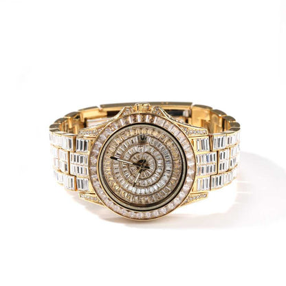 Stylish Diamond Bling-Bling Ice Watch