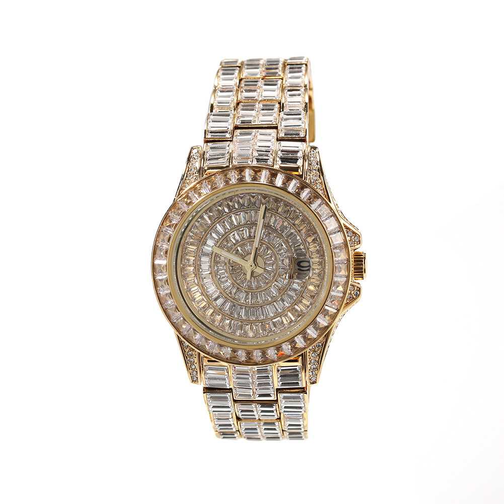 Stylish Diamond Bling-Bling Ice Watch