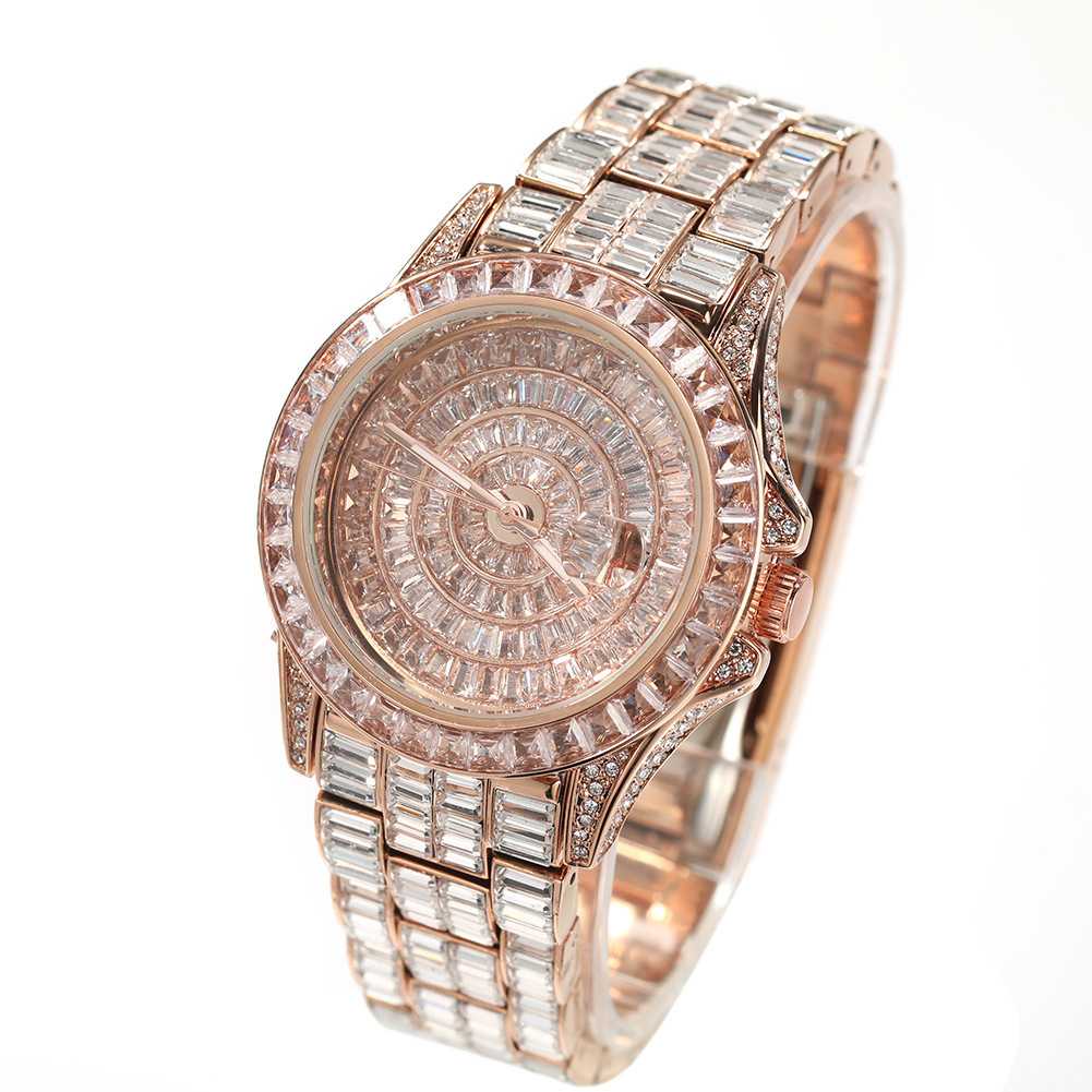 Stylish Diamond Bling-Bling Ice Watch