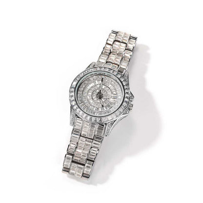 Stylish Diamond Bling-Bling Ice Watch