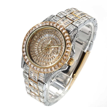 Stylish Diamond Bling-Bling Ice Watch