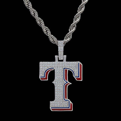 Texas Rangers Official MLB Logo Pendant