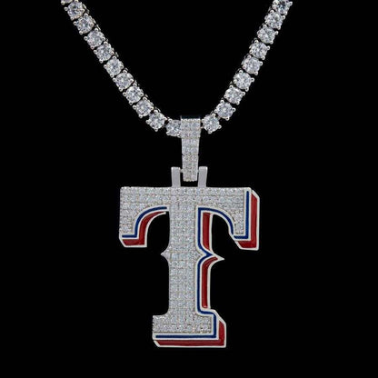 Texas Rangers Official MLB Logo Pendant