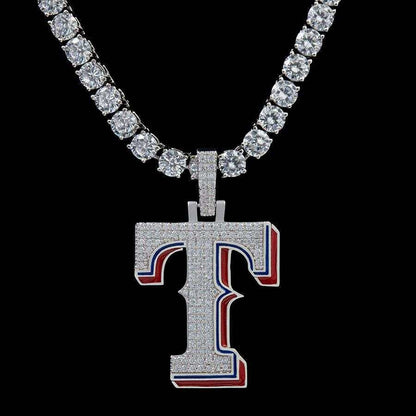 Texas Rangers Official MLB Logo Pendant