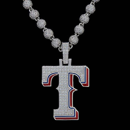 Texas Rangers Official MLB Logo Pendant