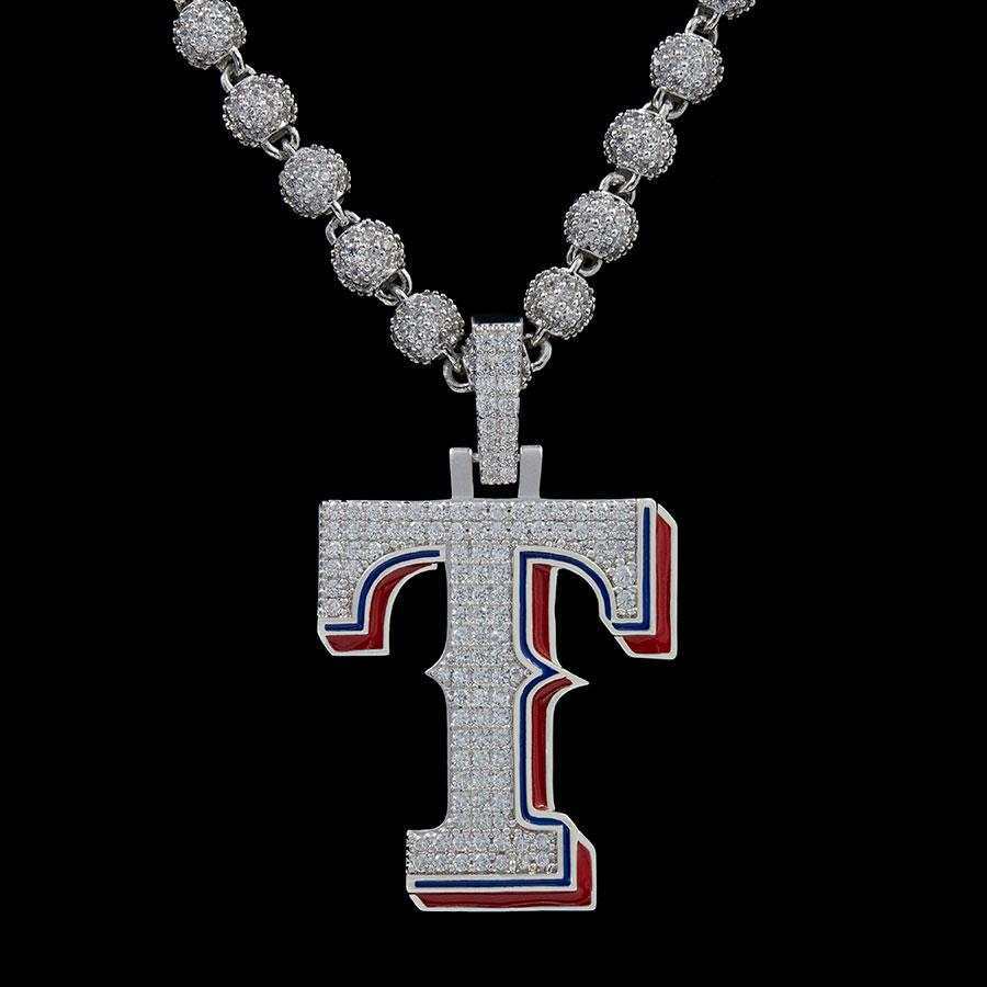 Texas Rangers Official MLB Logo Pendant