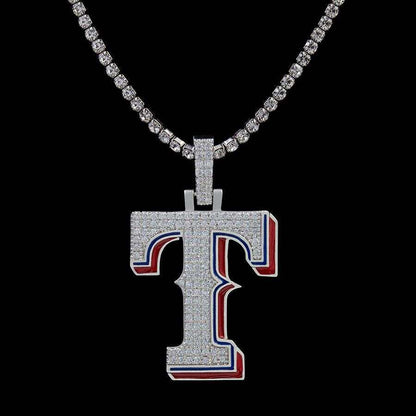Texas Rangers Official MLB Logo Pendant