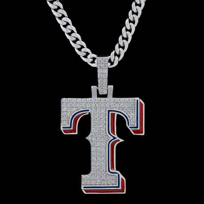 Texas Rangers Official MLB Logo Pendant