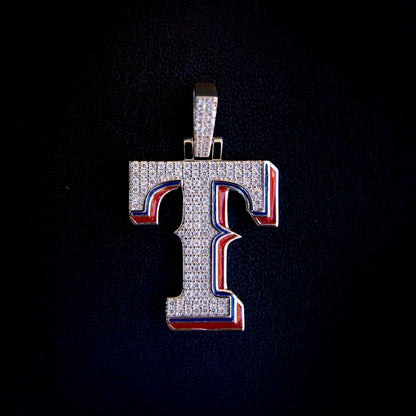 Texas Rangers Official MLB Logo Pendant