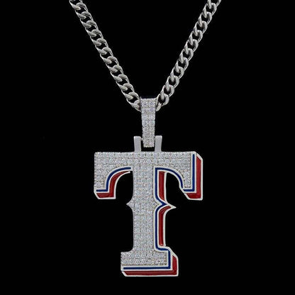 Texas Rangers Official MLB Logo Pendant
