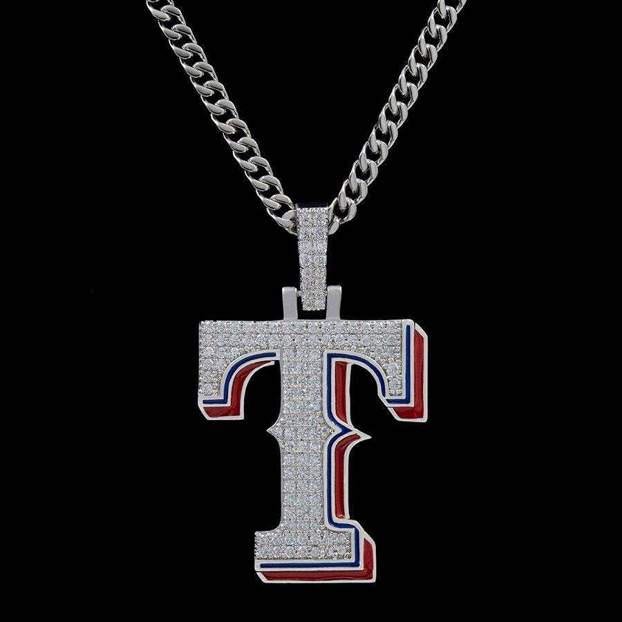 Texas Rangers Official MLB Logo Pendant