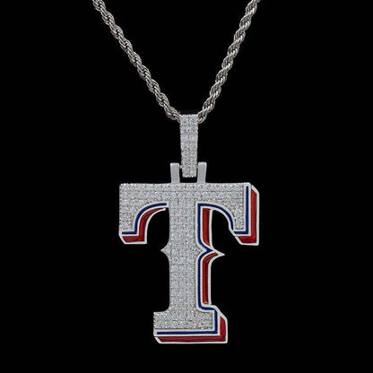 Texas Rangers Official MLB Logo Pendant