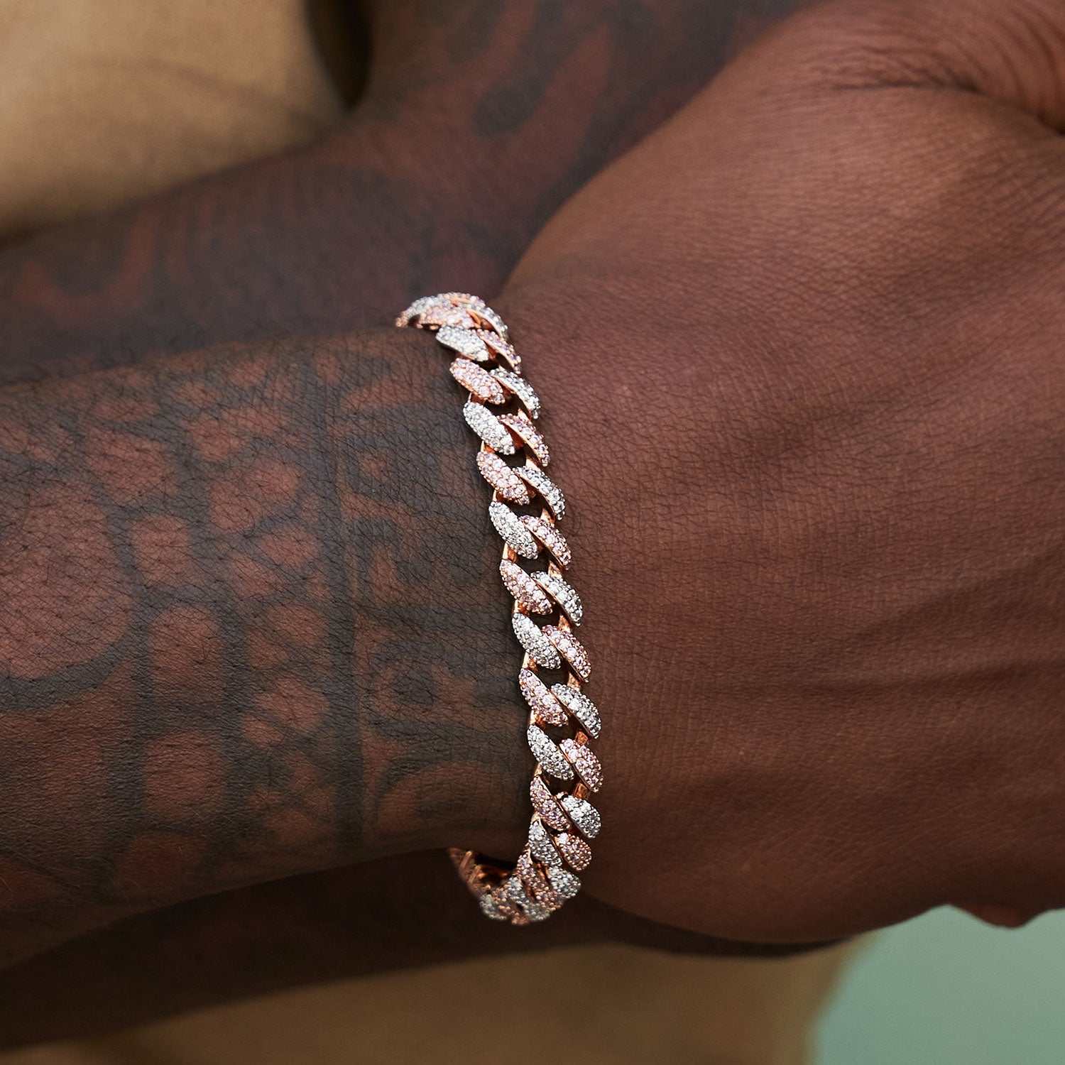 Two-Tone KAZA Link Bracelet - 8.5mm