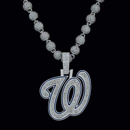 Washington Nationals Official MLB Logo Pendant